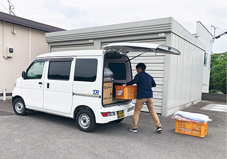 日用品や備品の配送